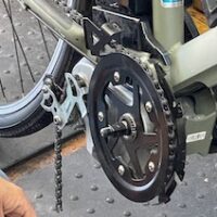 通勤電動アシスト自転車のギア周り交換